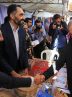 بازدید رئیس‌جمهور از غرفه شهر خلاق بندرعباس در جریان سفر به هرمزگان