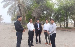 بازدید مدیرکل آموزش و پرورش هرمزگان از پروژه‌های فرهنگی و ورزشی شهرستان میناب