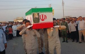 پیکر صیاد شهید «عبدالله ملاحی» در روستای کرگان میناب تشییع و به خاک سپرده شد
